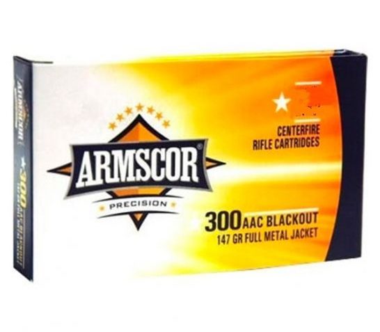 Armscor Precision .300 BLK Ammo 147 Grain FMJ 100rds