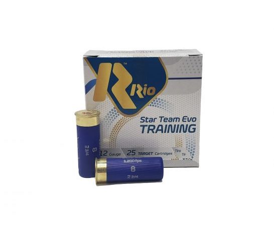 Rio Ammunition Star Team Training 28 Light Shotshells 12 GA 8-Shot 25-Rounds 2 3/4"