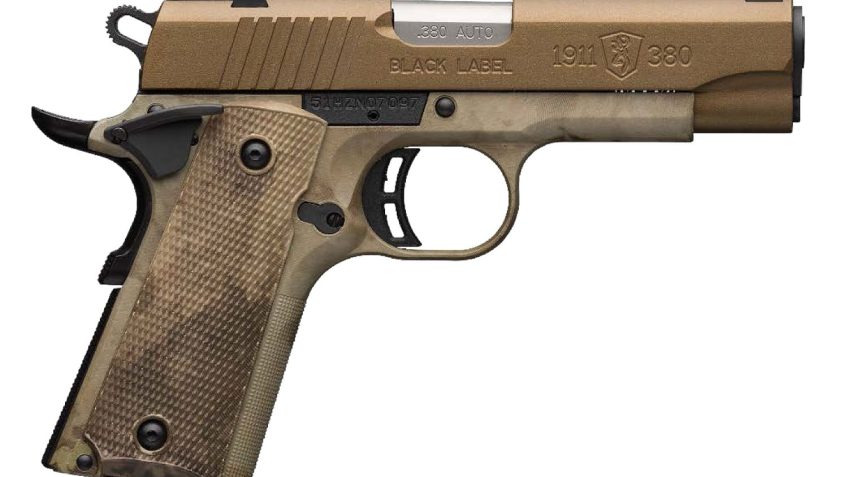 Browning 1911-380, Brn 051-962492 1911 380 Blklbl     4.25  3d  Brz