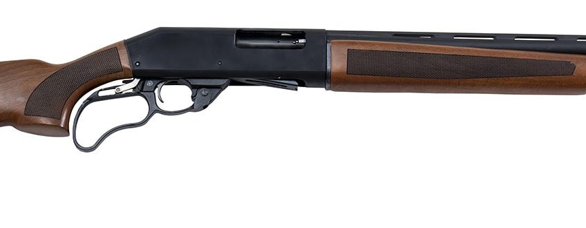 Landor Arms LDTX8011221 TX 801 Lever 12 Gauge 21.50" 4+1 Blued Wood Checkered Stock Right Hand