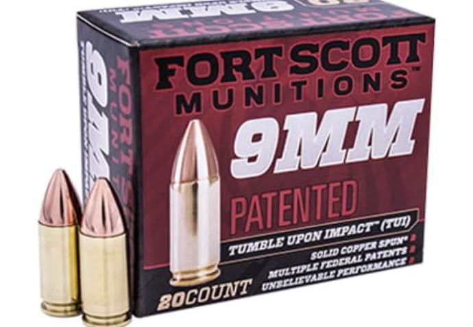 Fort Scott Munitions TUI Brass 9mm 80-Grain 20-Rounds SCS