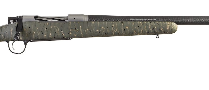 Christensen Ridgeline .22-250 – 24" Tb Stainless/green-blk-tan