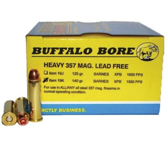 Buffalo Bore Ammunition 19K/20 357RM 140G Brown XPB 20rds