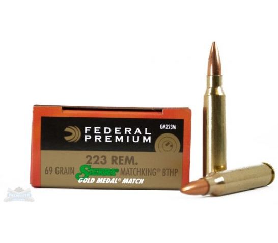 Federal Gold Medal .223 Rem 69-Grain 20-Rounds BTHP