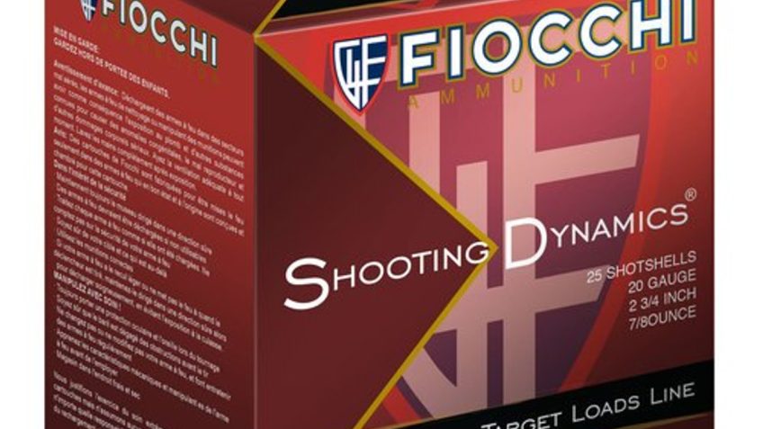 Fiocchi Ammo 20 Gauge 2 3/4" 7/8 oz 9 Shot, 25 Shells