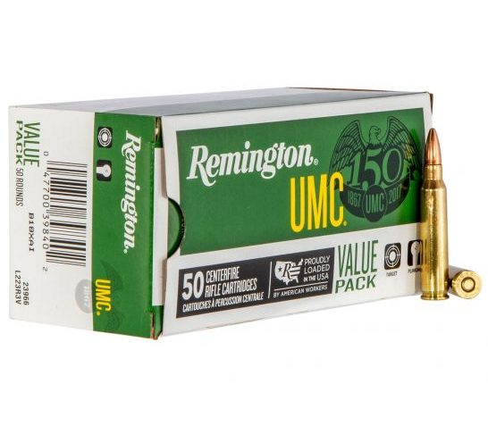 Remington UMC .223Rem 55GR MC 50Rds