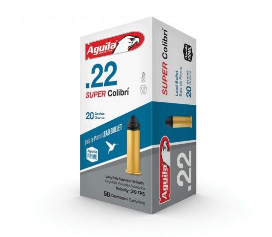 Aguila Super Colibri .22 LR 20 Grain 50-Rounds CL