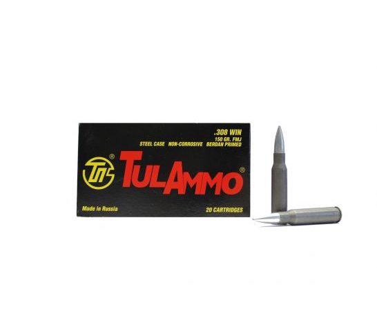 Tula Tulammo .308Win 150GR FMJ 20rds