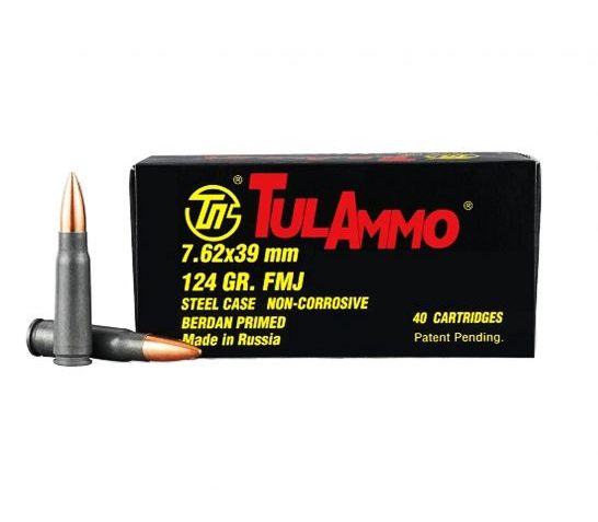 Tula 7.62×39 124gr Fmj 40/1000