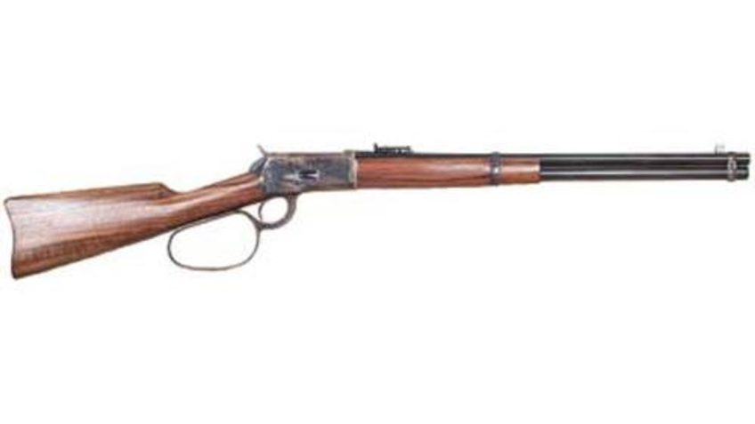 Cimarron 1892 Cogburn Carbine – .45lc 20" Large Loop Blued Wal