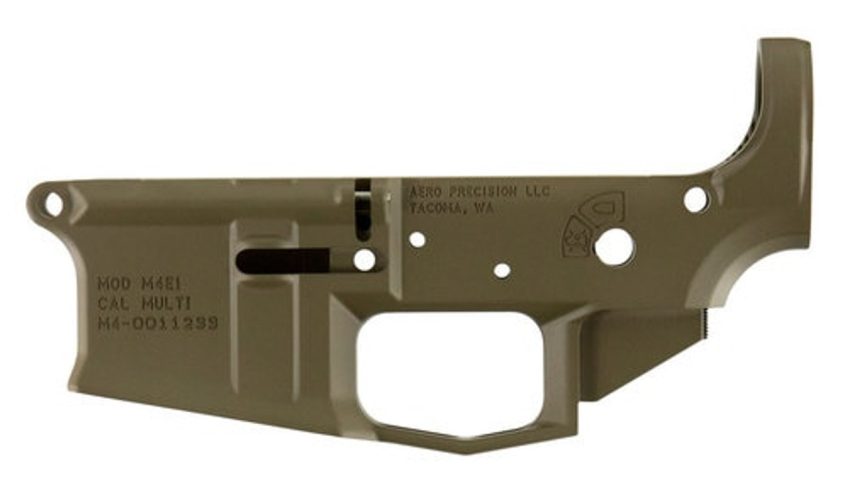 Aero Precision, M4E1 Stripped Lower, 223REM, 556NATO, Flat Dark Earth