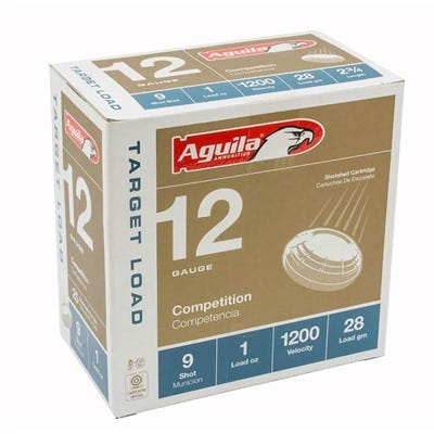 Aguila Competition Target 12 GA #9 25-Rounds 2.75"