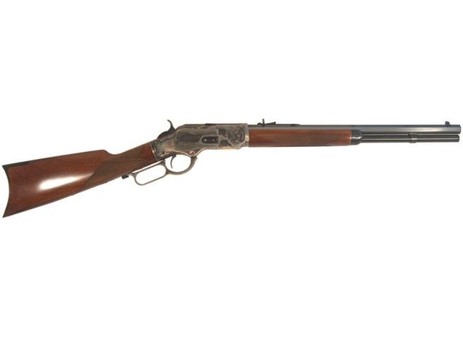 Cimarron 1873 Saddle Rifle – .45lc 18" Cc/blued Walnut