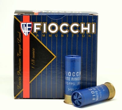 Fiocchi 12WRCRS7 White Rino Crusher 12 Gauge 2.75" 1 1/8 oz 7 Shot 25 Bx