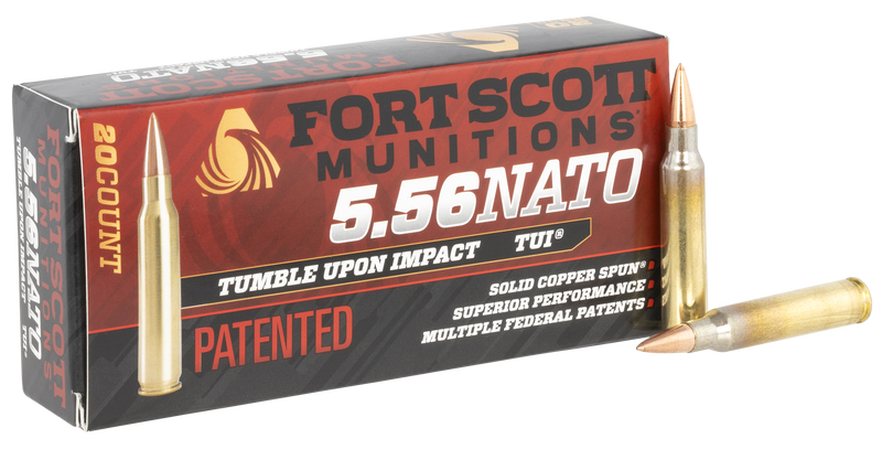 Fort Scott Munitions Tui, Fsm 556-055-scv      556nato 55gr Scs Tui    20/25