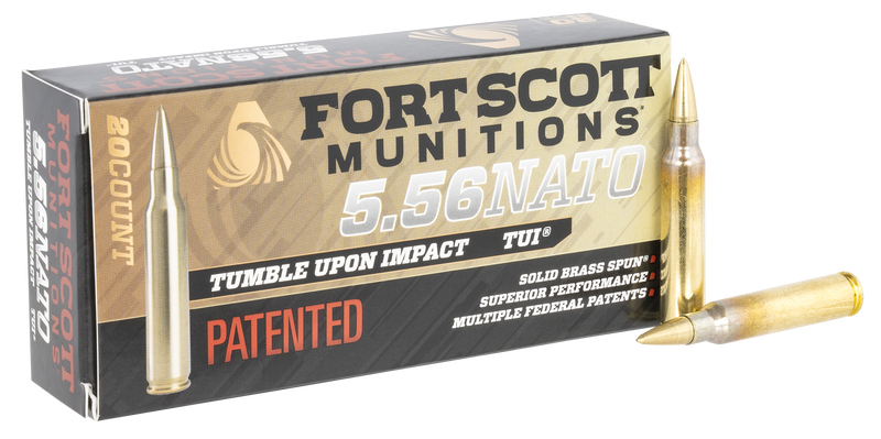 Fort Scott Munitions Tui, Fsm 556-062-sbv1     556nato 62gr Sbs Tui    20/25