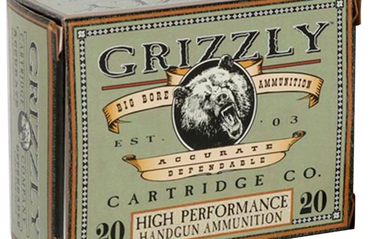 Grizzly Ammo (rintoul) Handgun, Grizzly Gc45a+p2  45 Auto +p   185gr Jhp     20/10