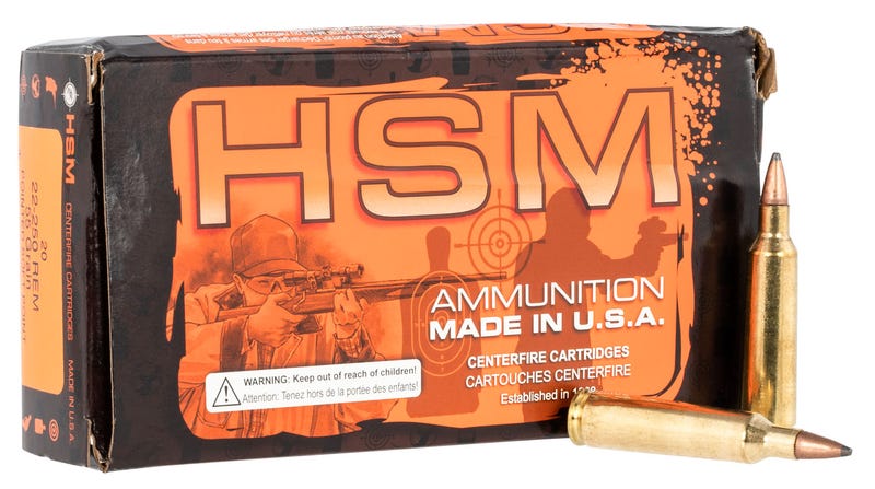 Hsm Varmint, Hsm 222504n     22-250   55 Sp               20/25