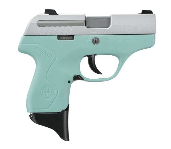 BER PICO INOX SS 380ACP RE BLUE FRAME 6RD