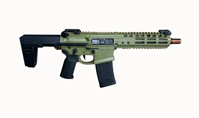 Noveske 02000743 Gen 4 Ghetto Blaster 5.56x45mm NATO 7.94" 30+1 Bazooka Green Cerakote Q PDW Stock