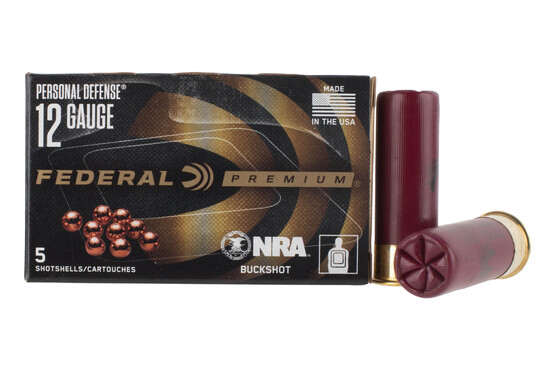 Federal Personal Defense NRA 12 Gauge 2.75" 9 Pellets 00 Buck Shot Ammunition 5rds