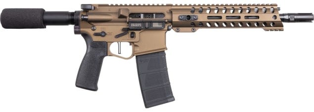 Patriot Ordnance Factory Renegade +, Pof 01793 Ren+ Pstl Di Mft    10 9m  Gen4 556 Brnz