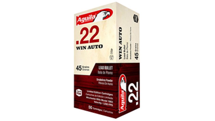 Aguila Limited Edition .22 Win 45 Grain 50-Rounds Solid Point