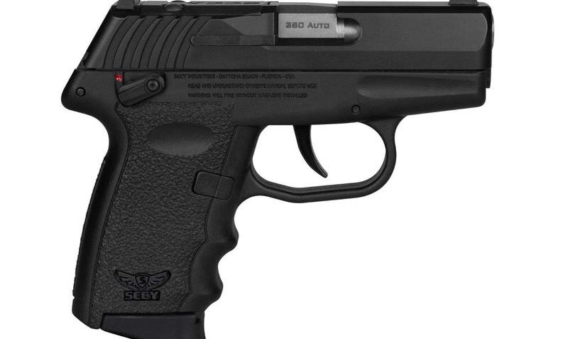 SCCY CPX-4CBBKRDRG3 380 BLK SLIDE BLK GRIP SFT 10RD