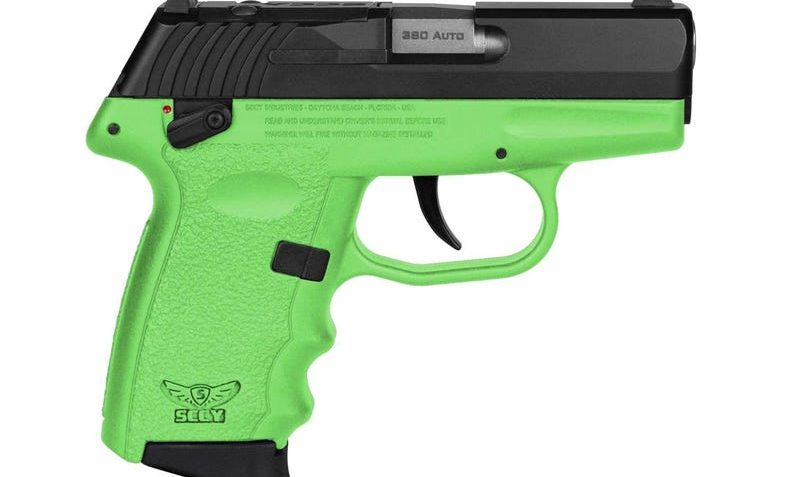 Sccy Industries Cpx-4, Sccy Cpx-4cblgrdrg3 380 Blk Slide Lime Grp Sft 10r