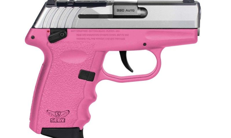 Sccy Industries Cpx-4, 380 ACP 2.96" 10rd pink Sccy Cpx-4ttpkrdrg3 Tt Slide Grip Sft