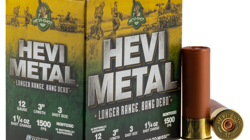 Hevi-shot Heavy Metal 12ga. – 3" 1-1/4oz. #3 25-pack