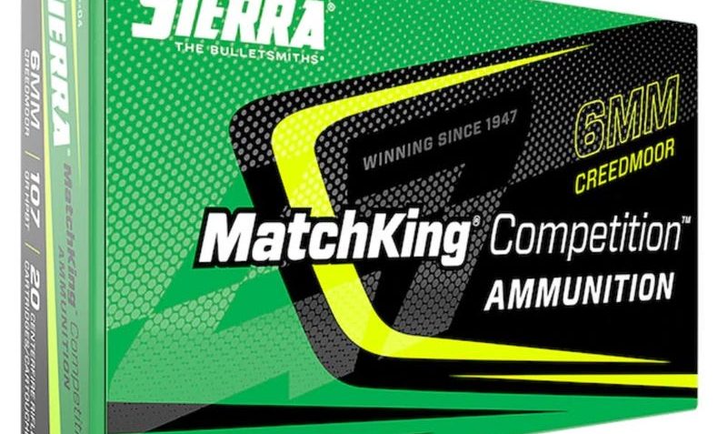 Sierra Matchking 6mm Creedmoor 107gr HPBT Ammunition 20rds