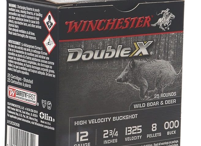 Winchester Dblx 12ga 2-3/4" 000 Buck 25/250