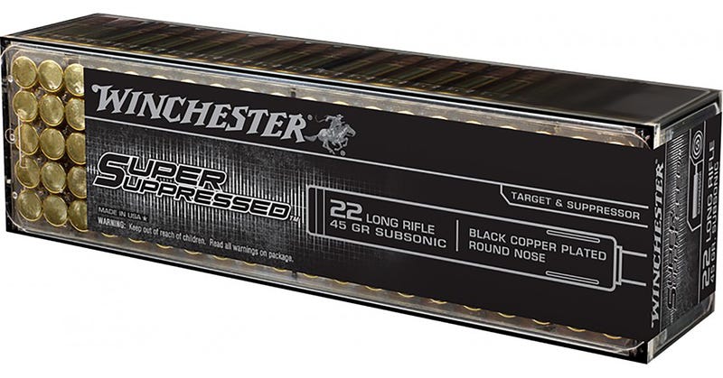 SUPER SUPPRESSED 22 LONG RIFLE AMMO – 105-000-982WB 22 LONG RIFLE 40GR HOLLOW POINT 100/BOX