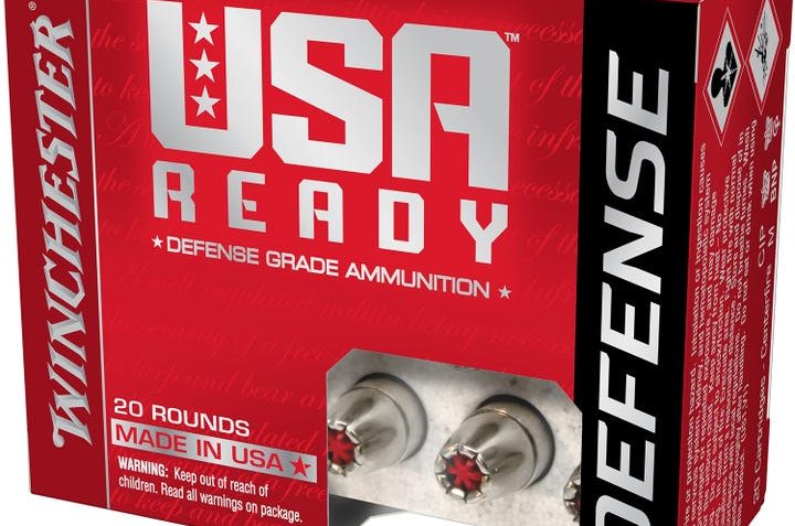 USA READY 45 AUTO AMMO – 105-004-445WB 45 AUTO 200GR HEX-VENT HOLLOW POINT 20/BOX