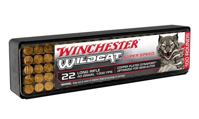 WILDCAT 22 LONG RIFLE AMMO – 105-004-636WB 22 LONG RIFLE 40GR LEAD ROUND NOSE 100/BOX