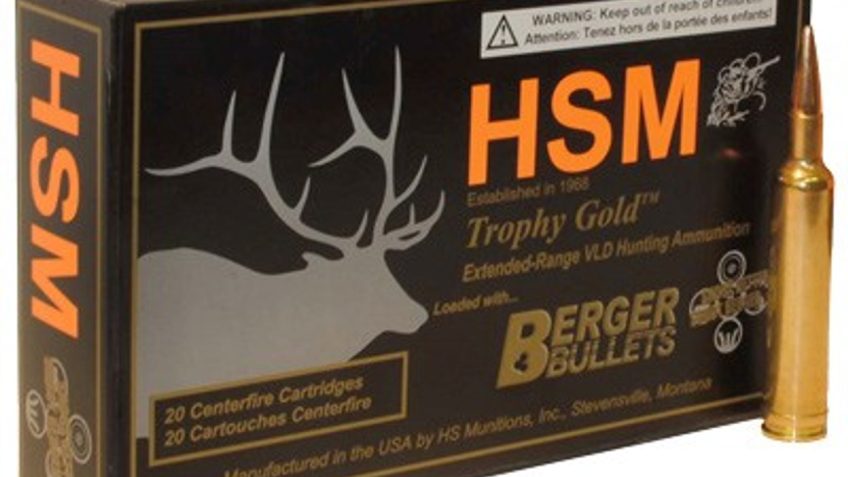 Hsm Ammo Tg .338 Rem U Mag – 250gr. Berger Match Otm 20-pk