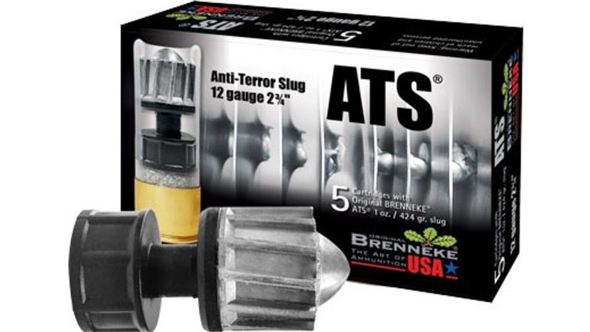 Brennke ATS 12 Gauge Ammunition Rifled Slug 1 oz 5 Rounds