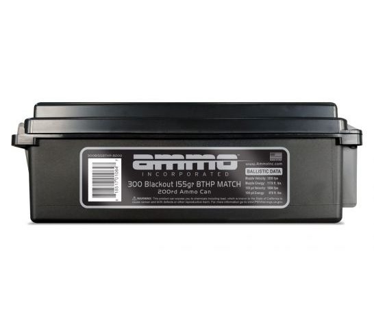 Ammo Incorporated , Ammoinc 300b155bthp-b200  300bo  155  Bthp 200/6