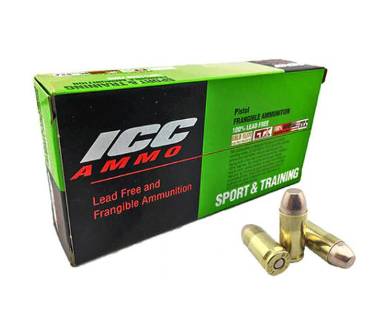 Atomic ICC .40 S&W 125gr Lead Free Frangible Ammunition 50rds