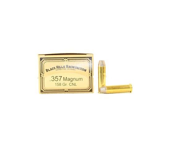 Black Hills Ammunition Handgun, Blkhills Dcb357n1     357mag 158gr Cnl       50/10