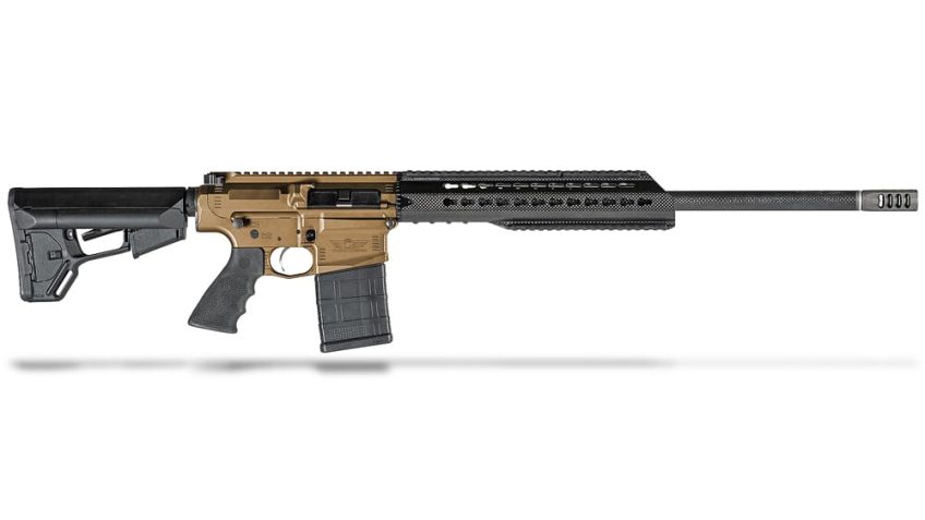 Christensen CA-10 DMR 6.5 Creedmoor, 22 1/8" Rifle Gas Keymod Handguard, Burnt Bronze, Magpul ACS Stock, Ti Side Baffle Brake, 20rd