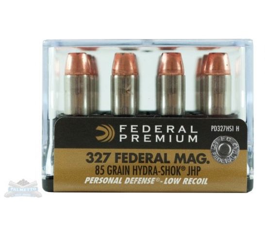 Federal PD327HS1H Premium Personal Defense 327 Federal Mag 85 gr Hydra-Shok Jacketed Hollow Point 20 Bx