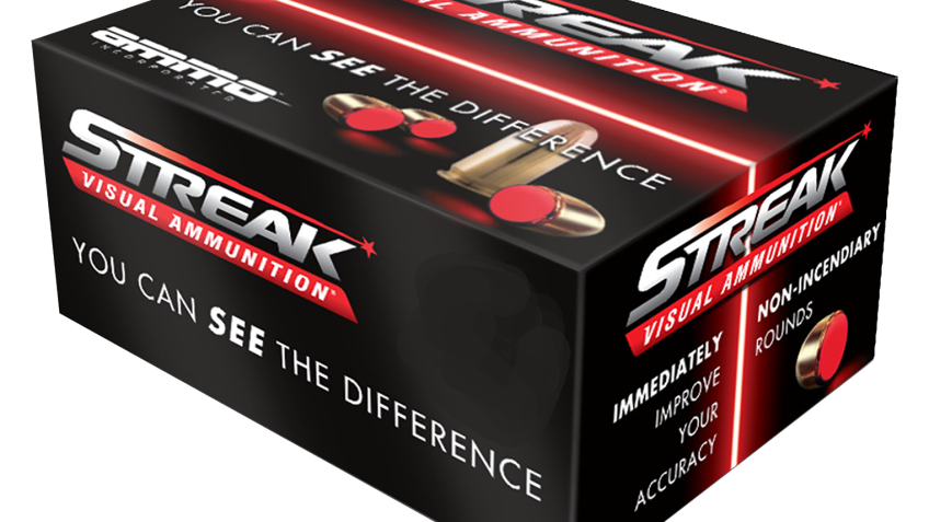 Ammo, Inc. Streak Visual Handgun Ammo – 9mm Luger – 124 Gr. – 20 Rounds – Jacketed Hollow Point