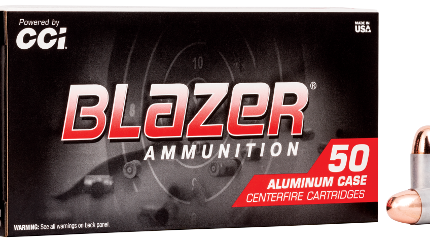 CCI Blazer Aluminum Handgun Ammo – FMJ – .45 Automatic Colt Pistol – 240 Grain – 50 Rounds