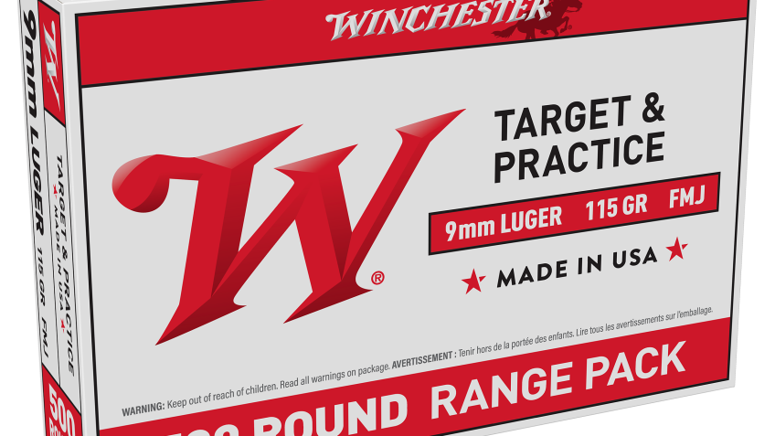 Winchester USA Handgun Ammo Bulk Pack – 9mm – 115 Grain