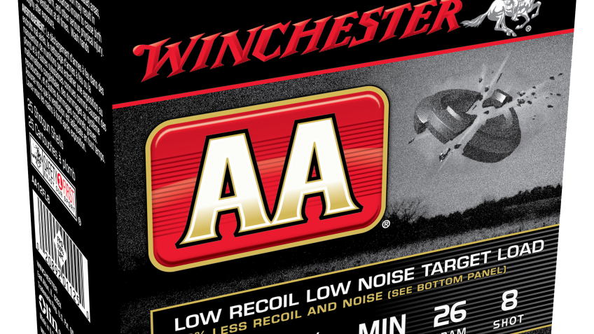 Winchester AA Low Recoil/Low Noise Target Loads Shotshells – 12 Gauge – 1 oz. – 8 shot – 250 rounds