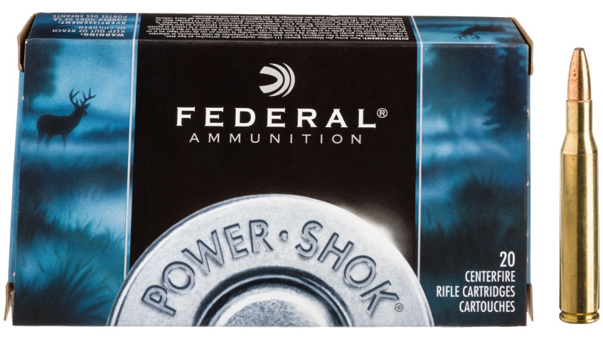 Federal Premium Power-Shok Centerfire Rifle Ammo – .308 Winchester – 150 Grain