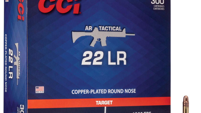 CCI AR Tactical Rimfire Ammo – Copper Plated Round Nose – 300 Rounds