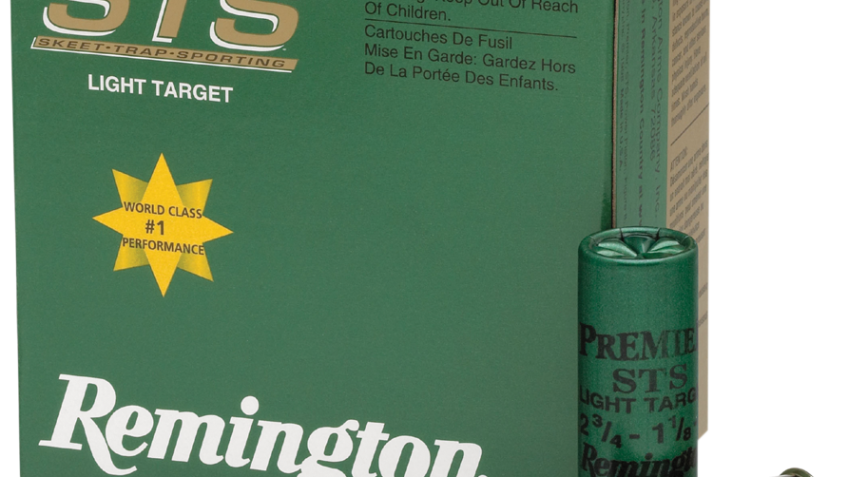 Remington Premier STS Light Target Load Shotshells – 12 Ga. – #7.5 Shot – 250 Rounds